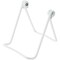 Bard's Adjustable Vinyl Covered White Wire Easel Stand, 3" H x 3" W x 3.25" D
